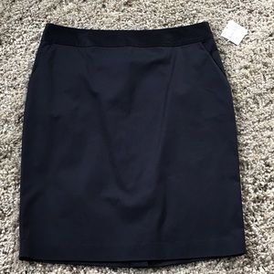 Navy cotton skirt